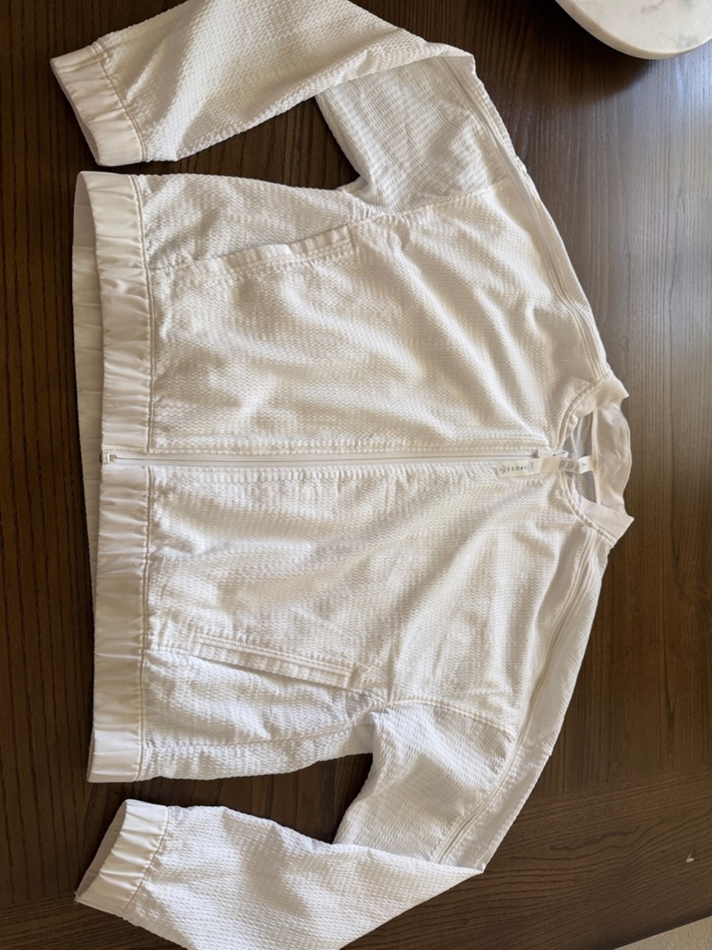 lululemon athletica White Athletic Jacket